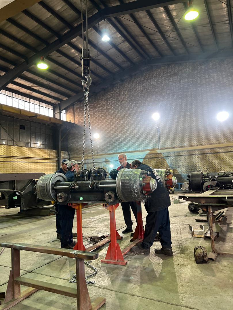 تولید و فروش تریلی کمرشکن ۳ محور لیماک در اراک